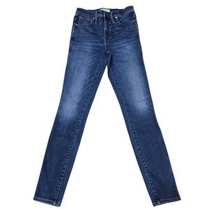 Madewell Blue 10" High-Rise Skinny Denim Jeans Size 27 Tall